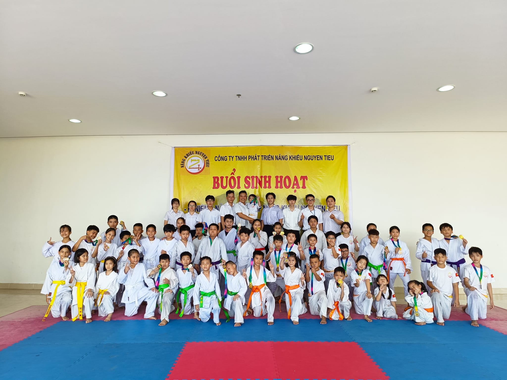 Karate sân vận động Hòa Xuân
