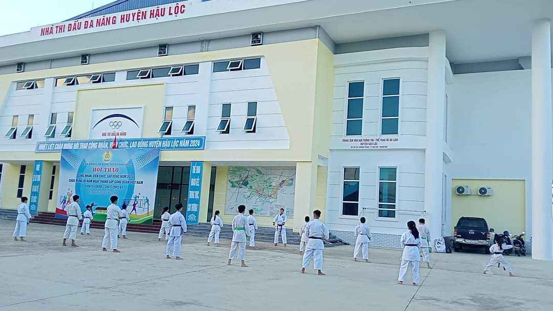 ND KARATE-DO NHÀ THI ĐẤU ĐA NĂNG HẬU LỘC 