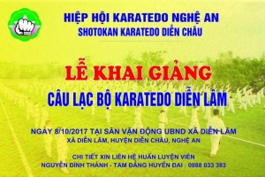  Học Karate Ở Diễn Lâm - CLB Karate Diễn Lâm