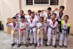 Học Võ Taekwondo Ở Hòa Bình - CLB Taekwondo Nhà THiếu Nhi Hòa Bình