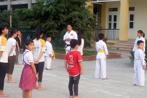 CLB karate xã Kim Bình